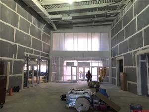 Cafeteria on left.  